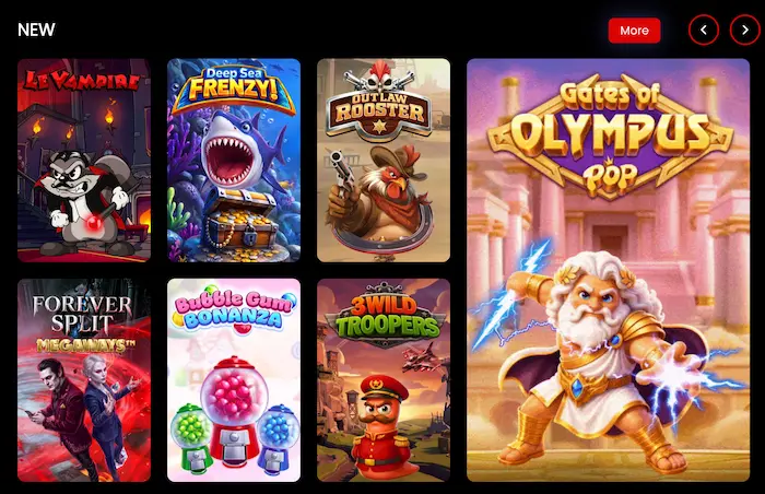 BlueFox Casino games